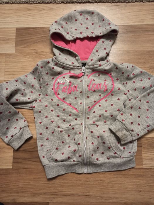 Bluza na suwak r. 110/116