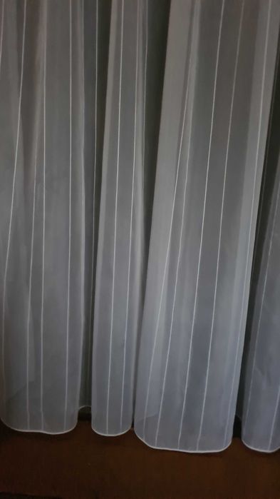 Тюль шифонова з полосками