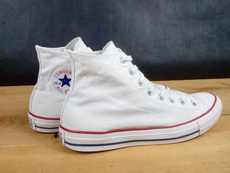 Converse, Chuck Taylor All Star HI, białe , trampki, rozmiar 45