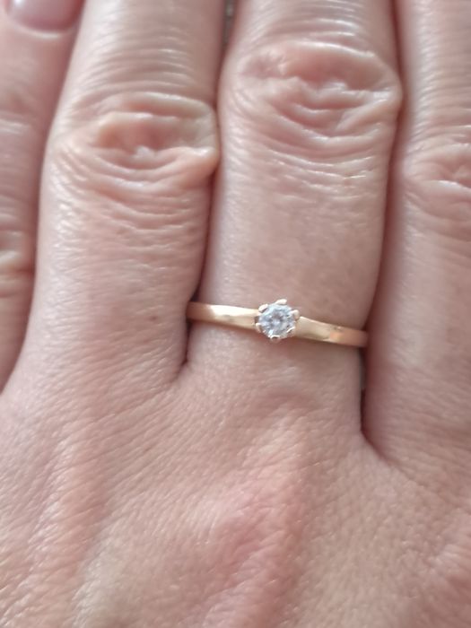 Золоте кілечко 585 проби 18р