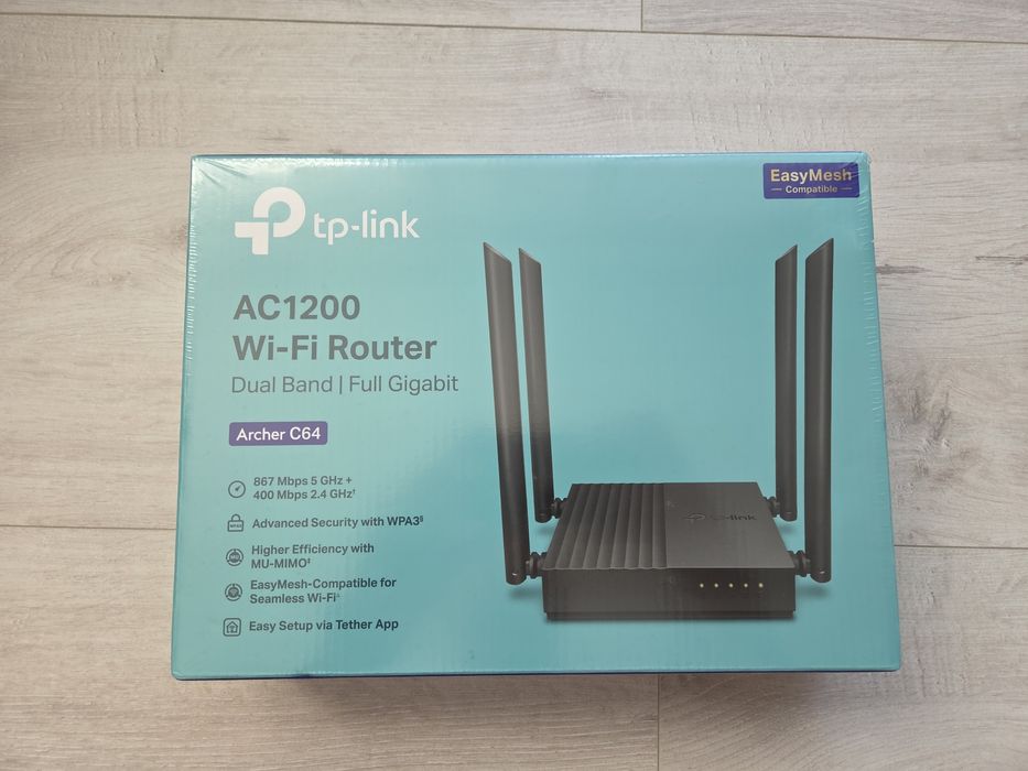 Router TP-Link Archer C64 – nowy, fabrycznie zapakowany