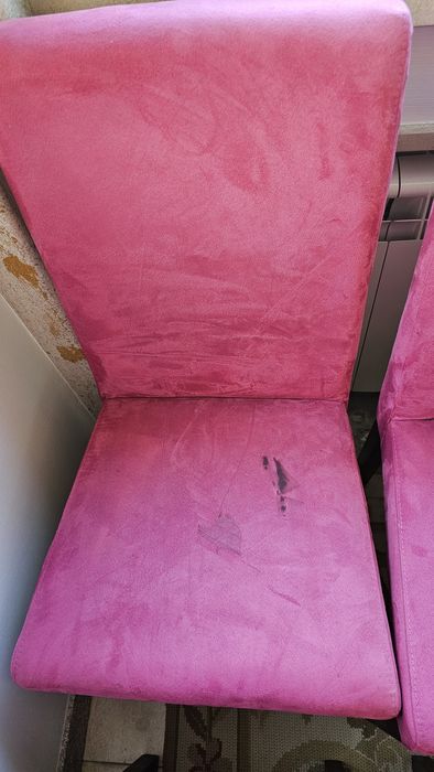 Cadeiras forradas madeira