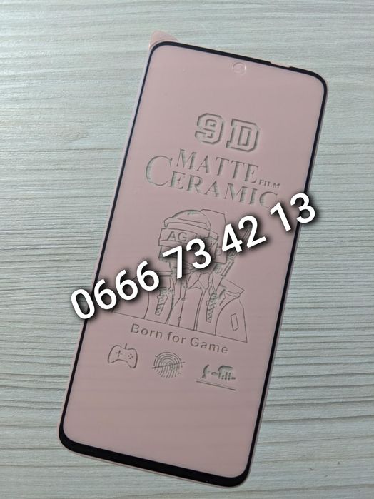 Защитное стекло матовое на Motorola G54 G55 захисне скло матове