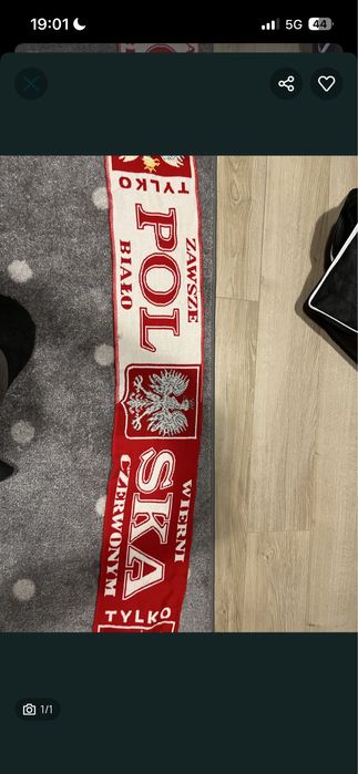 Szalik polski bialo czerwony