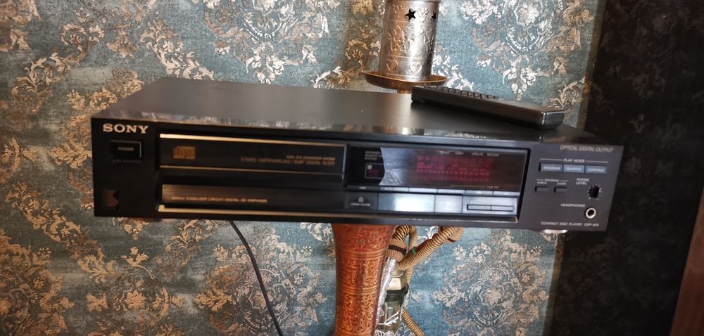 Sony CDP-670 | Burr-Brown PCM56 | Oryginalny Pilot | Klasyk Hi-Fi