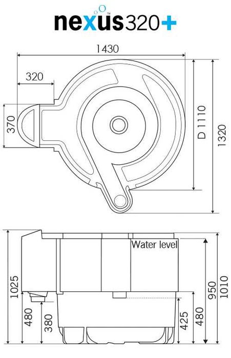 Filtr do oczka wodnego 34,000l evolution aqua nexus 320