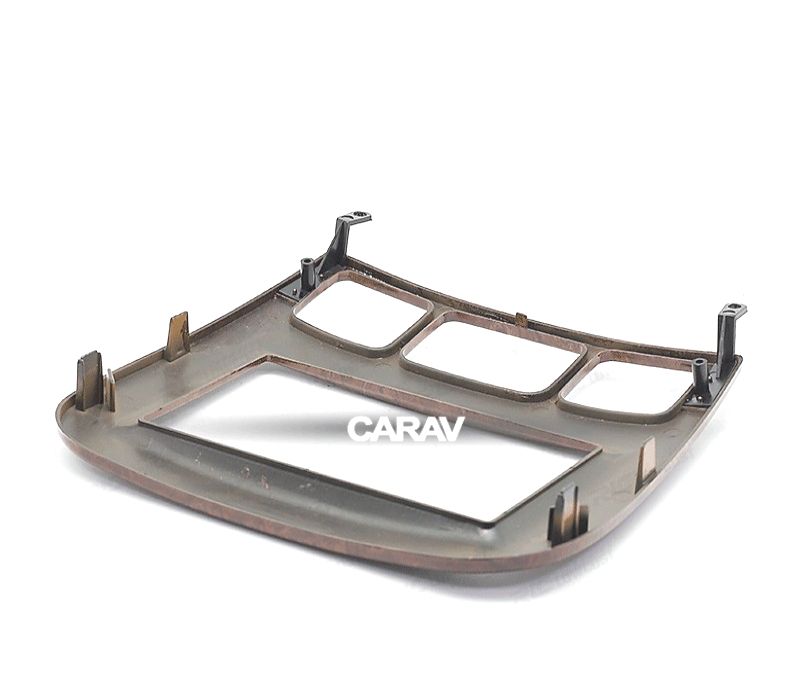 MOLDURA ADAPTADOR MADEIRA ALTO BRILHO PARA RADIO 2-DIN MERCEDES CLASE-S W220