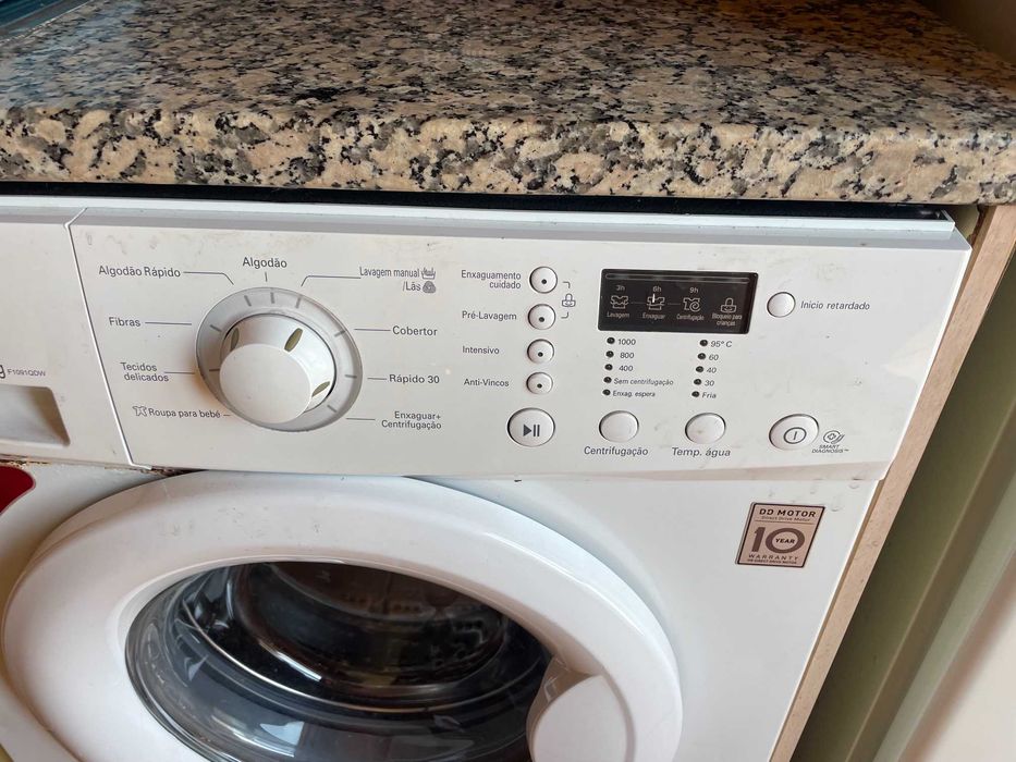 máquina de lavar roupa LG 7 kilos branca