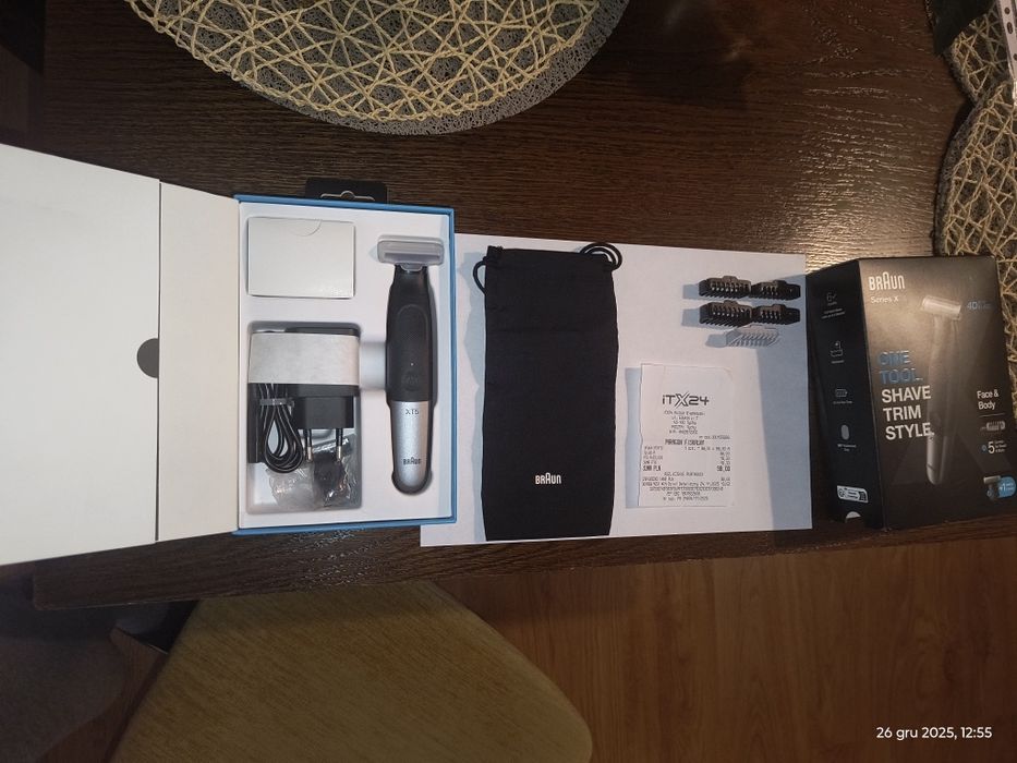 Golarka, Trymer Braun XT 5110 Nowa z paragonem