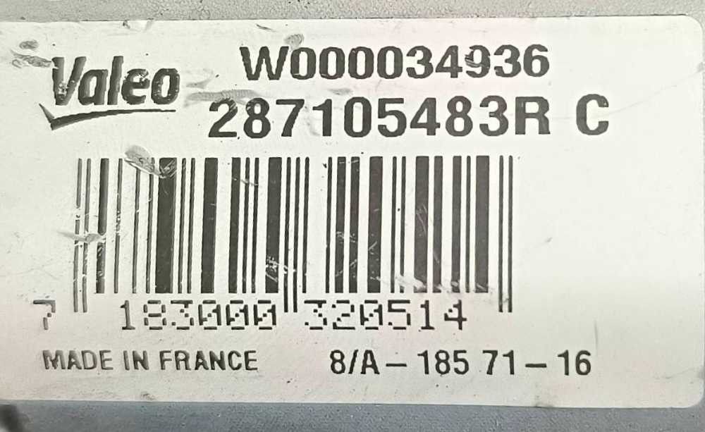 Motor Limpa Vidros Trás DACIA SANDERO II ano 2012