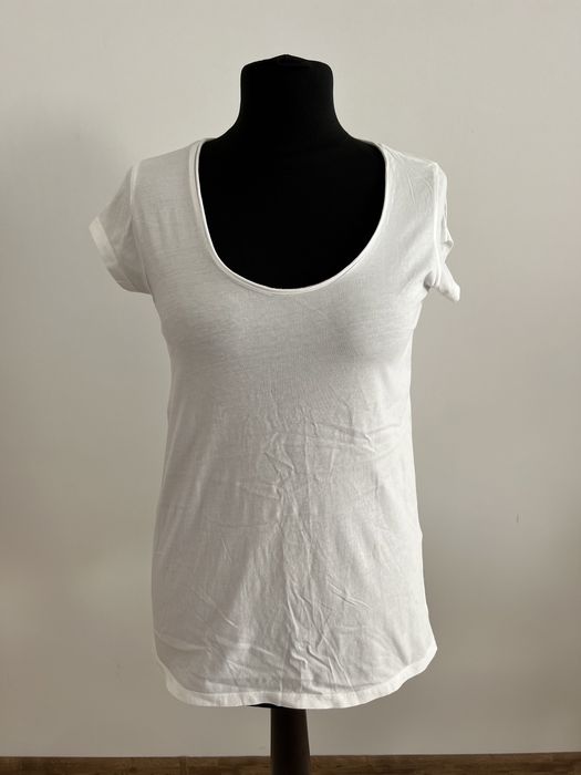 bluzka z krótkim rękawem i rozcięciem na plecach Zara rozm. M