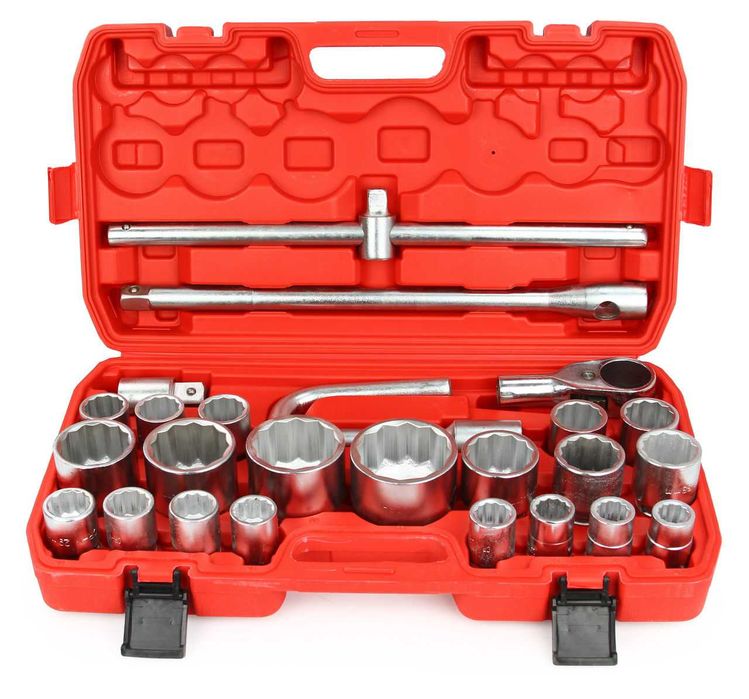 Klucze Nasadowe 26PCS 3/4'' & 1'' 21-65mm 12-kąt  M58251