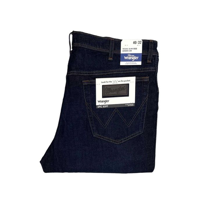 Spodnie męskie jeansy Wrangler Texas Slim 822 Lucky Star W40 L32