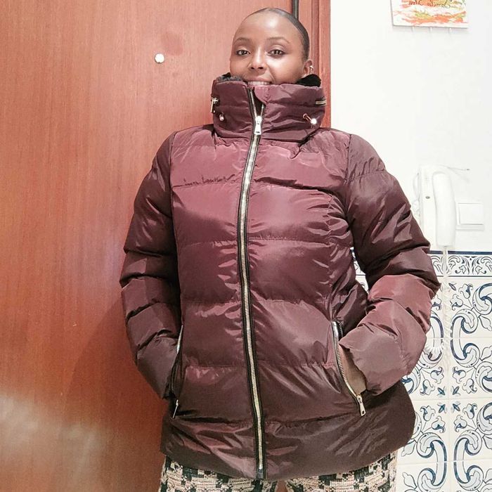 Blusão bordô de senhora