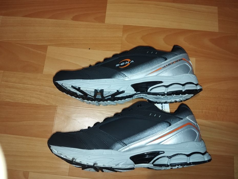 Спортивные мужские кроссовки бона BONA Нубук Размер 46 стелька 30 см