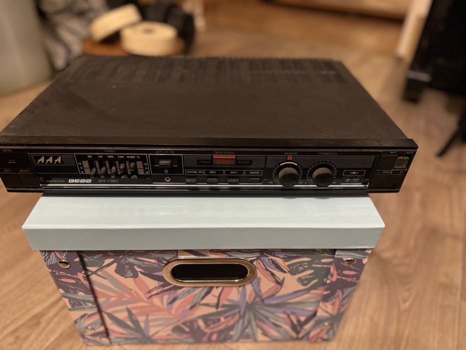 Вега 50у 122с, отличный усилитель, в рабочем состоянии