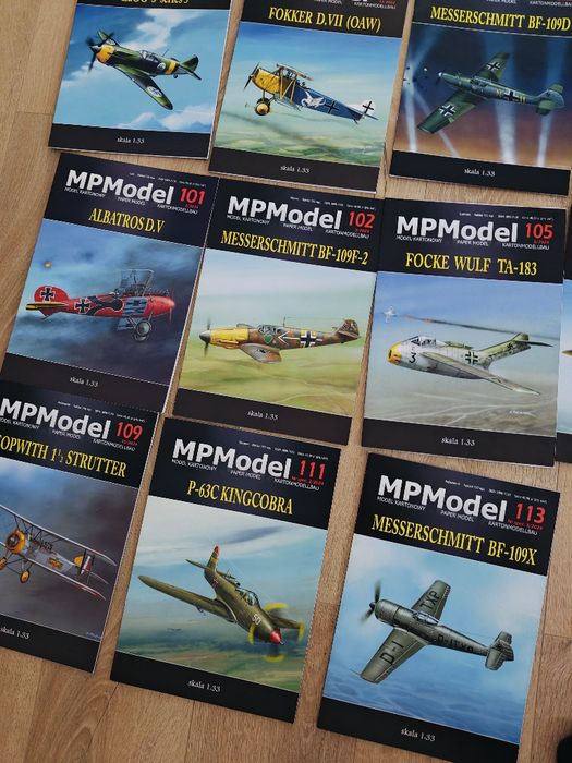 Zestaw 28 modeli kartonowych Mpmodel