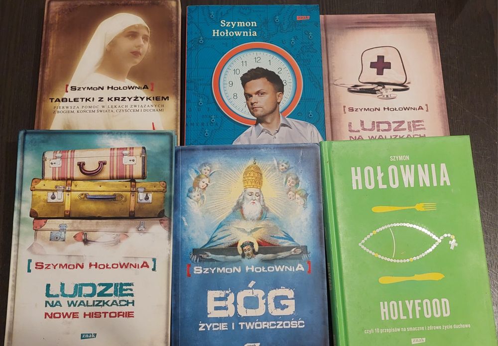 Zestaw książek Szymona Hołowni plus 2 książki gratis