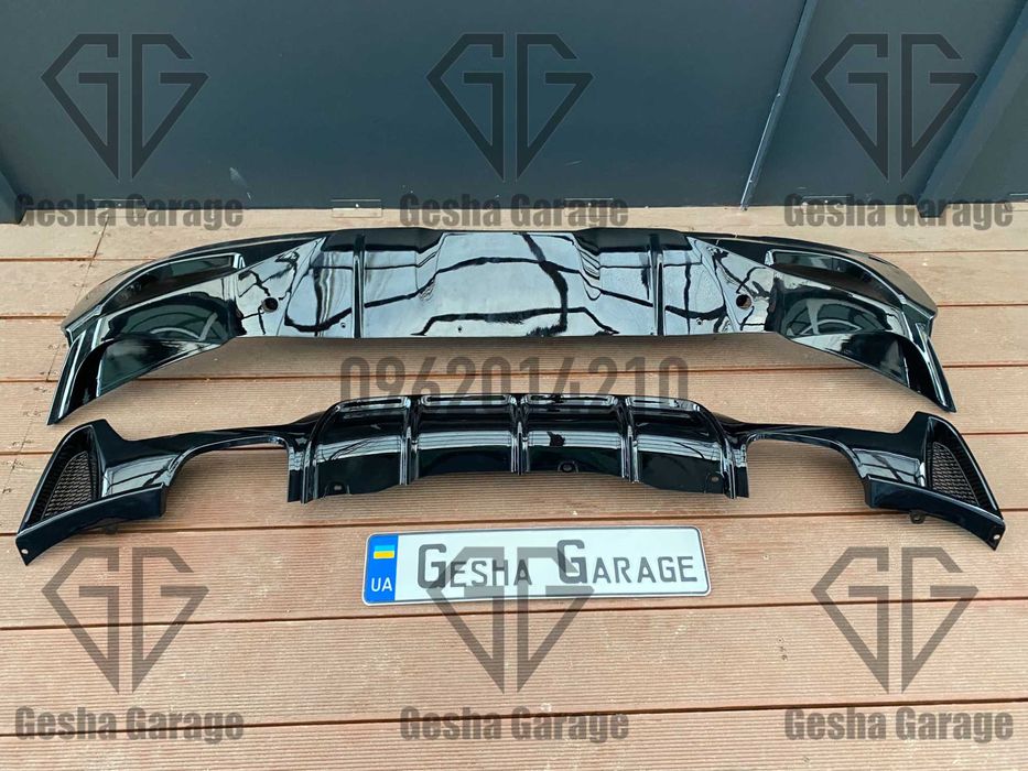 Диффузор заднего бампера спойлер BMW БМВ f90g11g12g01g02f30G20f32f33