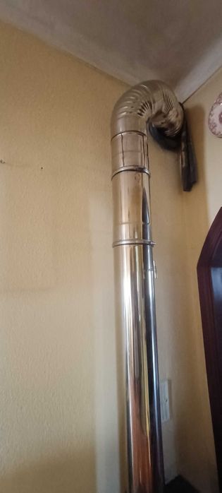 Kit de Tubos de Exaustão em Aço Inox para Salamandra...