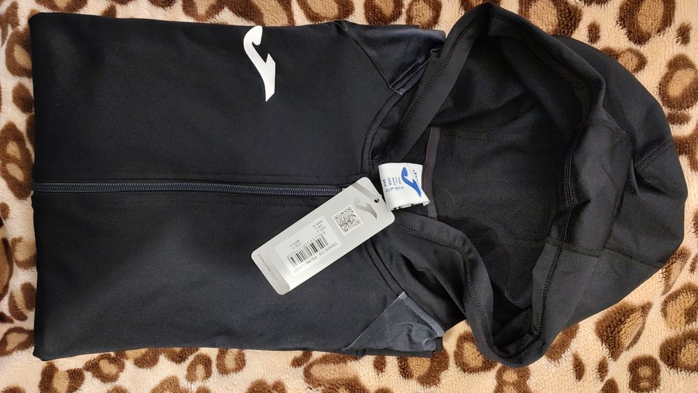 Joma Elite XI Hoodie black/anthracite roz.L