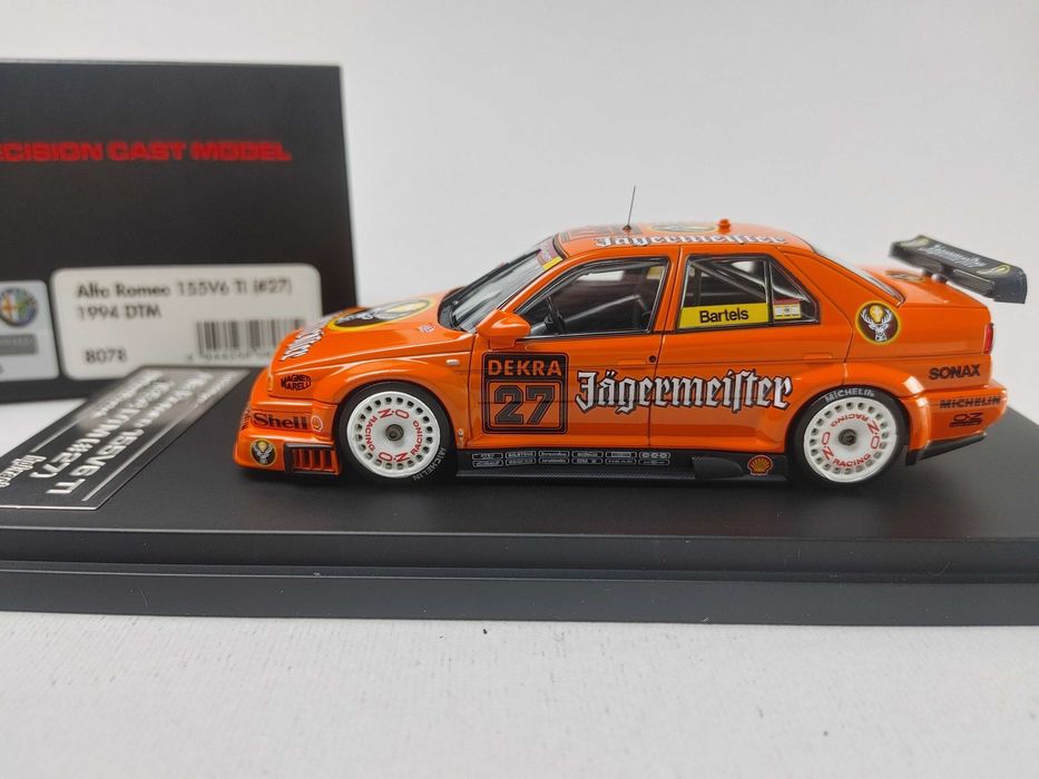 1:43 Alfa Romeo 155V6 TI #27 `94 DTM M Bartels / Jagermeister HPi 8078