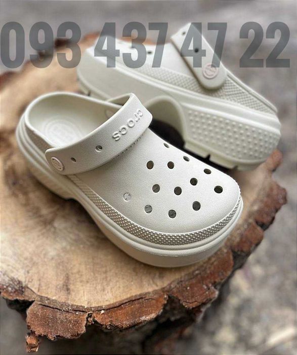 Жіночі Крокси Сабо на Платформі Stomp Clog  Crocs Crocs Stomp Clog
