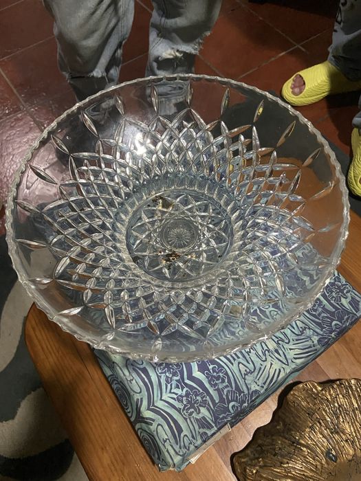 Saladeira de cristal