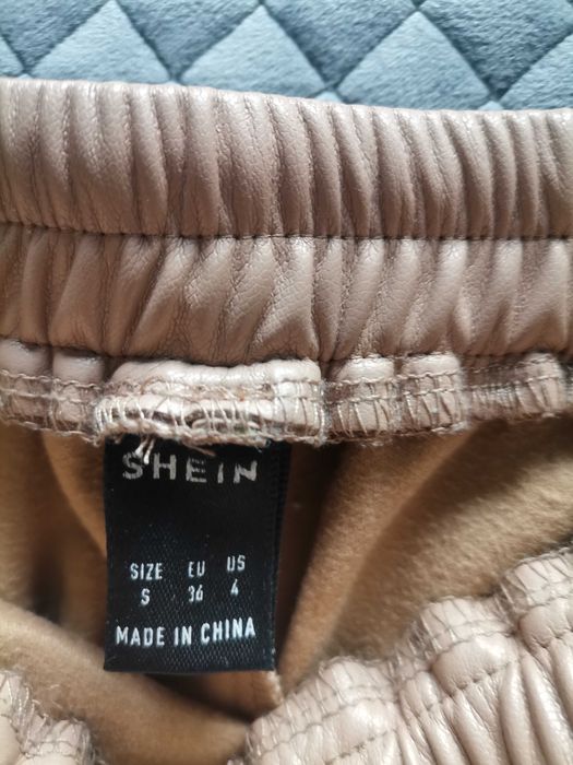 Spodnie beżowe shein