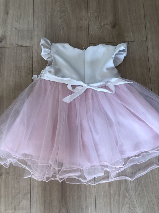 Sukienka dziewczynka na roczek chrzciny impreze