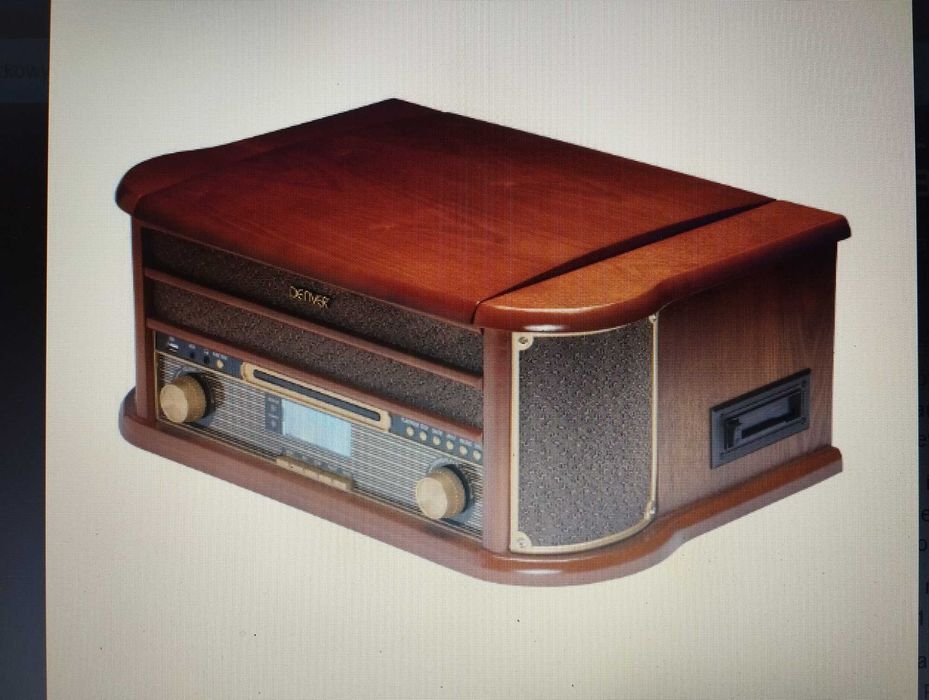 zestaw w stylu retro Belle Epoque 1908 DAB,gramofon