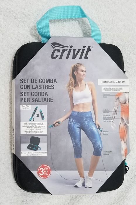 Desporto - Corda para saltar com pesos NOVA