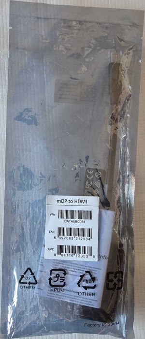 Adaptador Dell Mini DisplayPort para HDMI [NOVO]