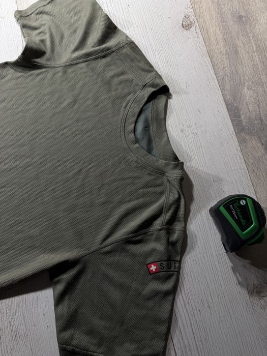 Футболка Suisse хакі тактична футболка трекінгова футболка military