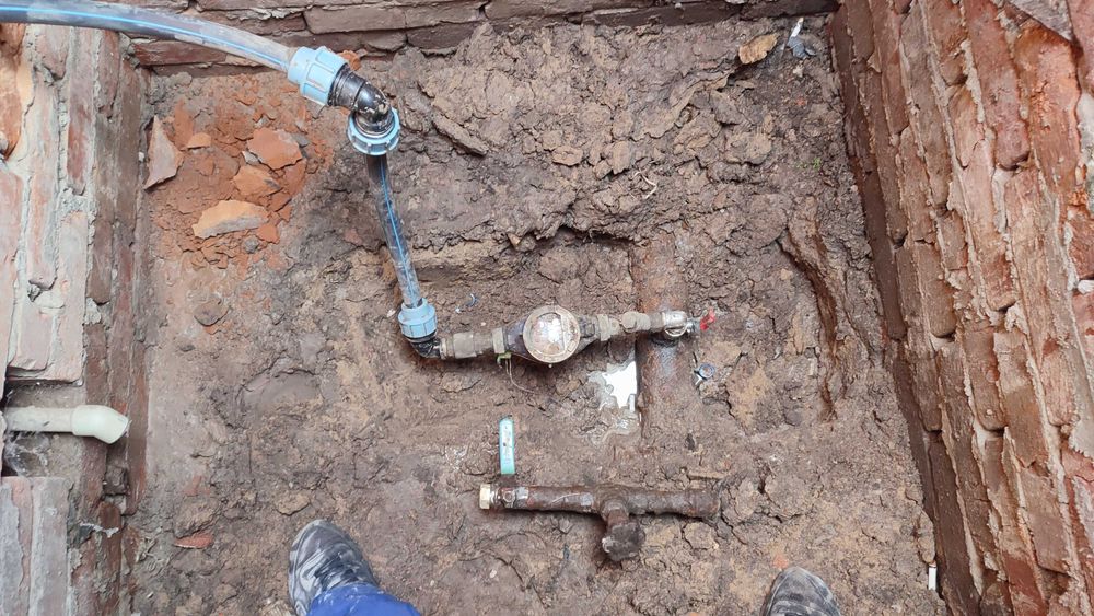 Водопровод в Частном Доме, Прокол грунта, Канализация, Врезка в трубу ...