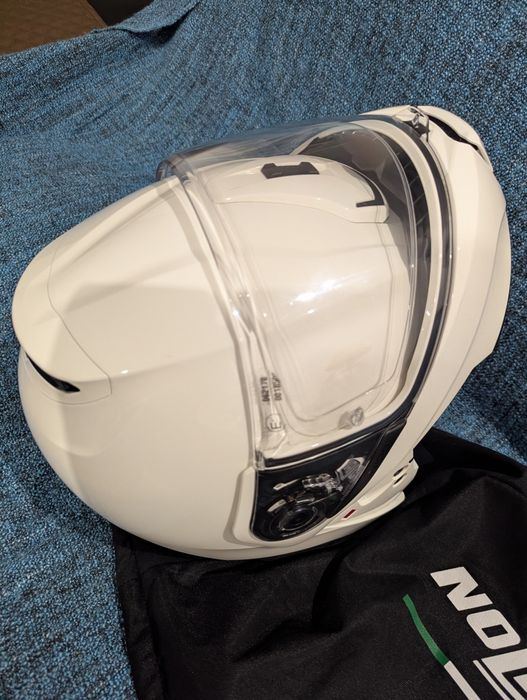 Capacete Modular Nolan N100-6 Branco Topo de Gama (Tamanho L) – Como Novo!