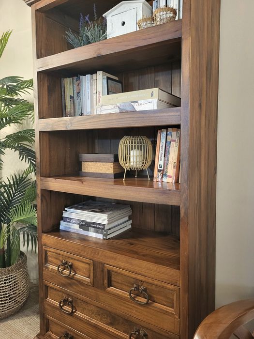 armario, estante, aparador, prateleiras, mexicano, rustico