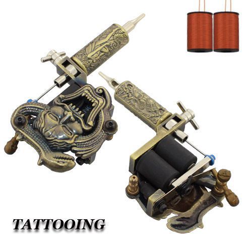 Novo kit profissional tatuagem 2 máquinas 40 tintas e todo o material