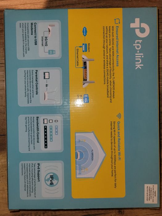 TP-LINK TL-MR3420 3G/4G Wireless N Router