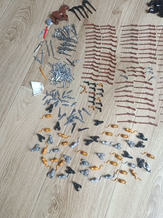 Elementy kompatybilne z lego broń, piraci, solidne, strzelba,szabla