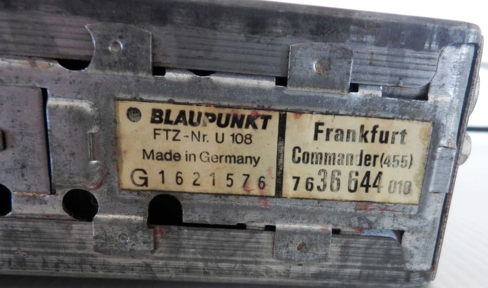 Blaupunkt Commander Anos 70 " RARO "