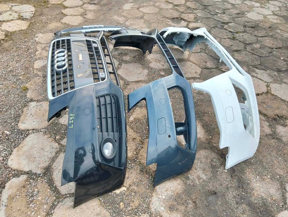 Audi A4 B8 lift/przed zderzak przód kompletny błotnik wzmocnienie pas