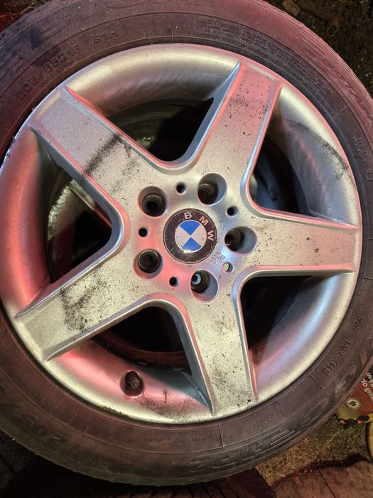 Alufelgi 16 5x112 bmw 7j et38 z oponami zimowymi
