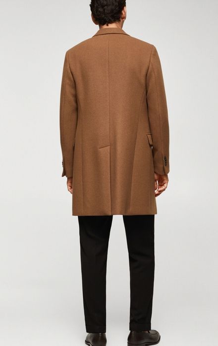 Sobretudo comprido Slim Fit Tamanho S