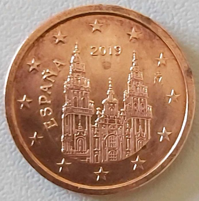 2 cêntimos de 2019 de Espanha, Santiago de Compostela