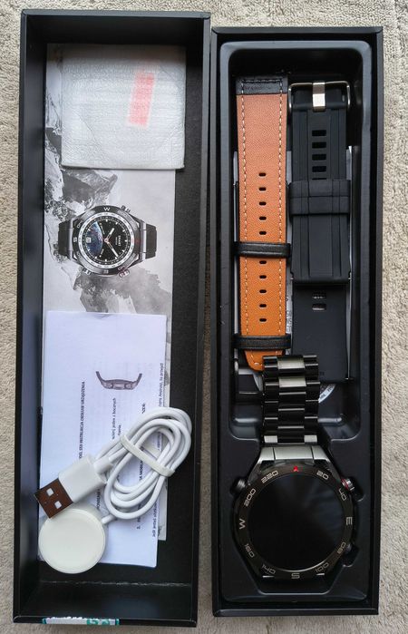 Smartwatch S59 bransoleta + 2 paski / Kroki Tętno SpO2 Glikemia