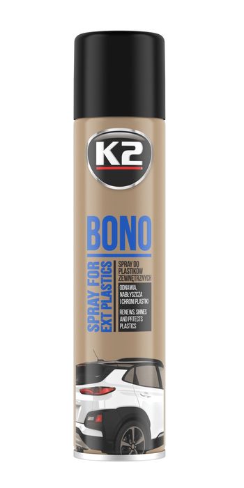 K2 Bono płyn spray czernidło do plastików gumy i opon 300 ml K150