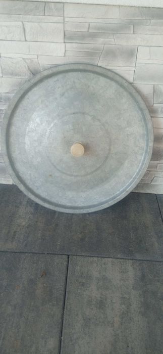 pokrywka i wkładka z blachy do baniaka