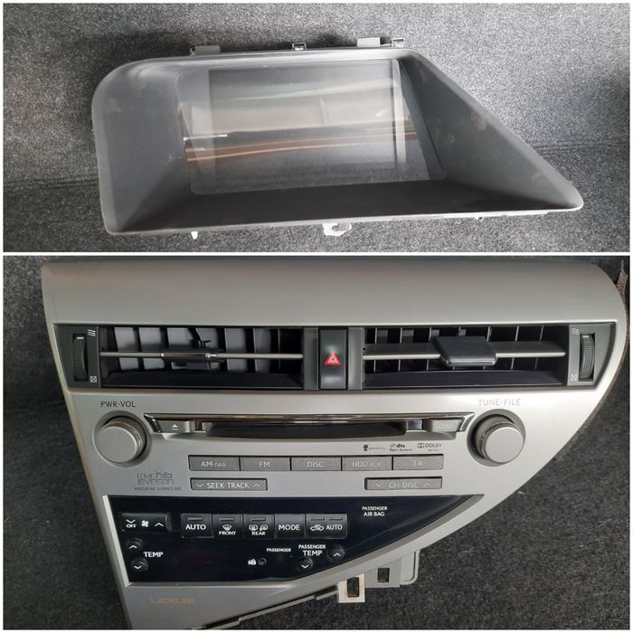 Lexus RX III 2010-2015 магнитола мультимедия монитор экран дисплей
