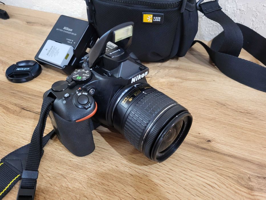 Фотокамера дзеркальна Nikon D5600 Kit AF-P 18-55mm VR